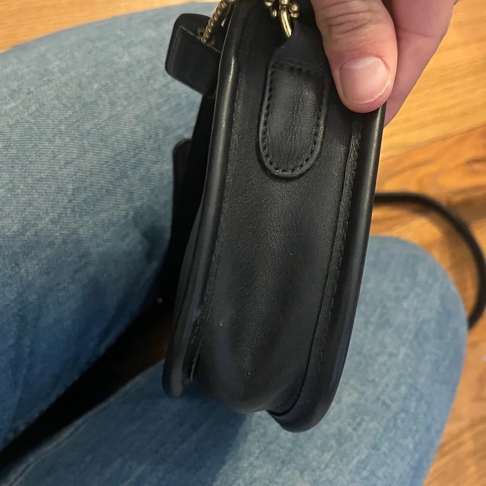 Vintage Coach Wendie Crossbody 9031 Bag Black Made in US